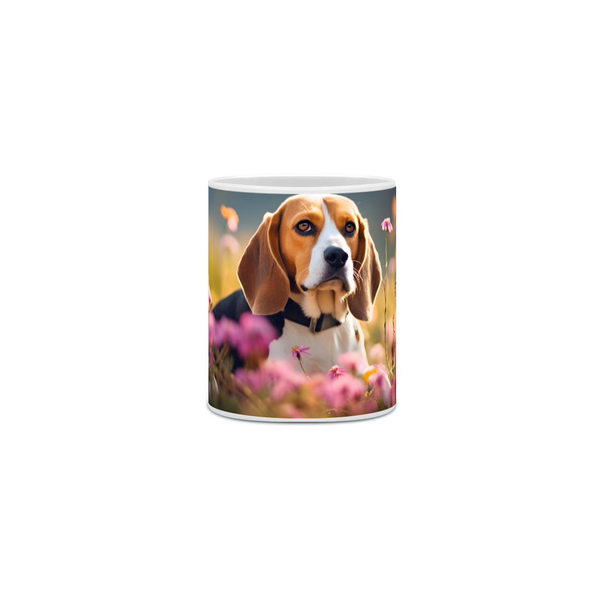 Nome do produto: Caneca Beagle com Arte Digital - #Autenticidade 0018