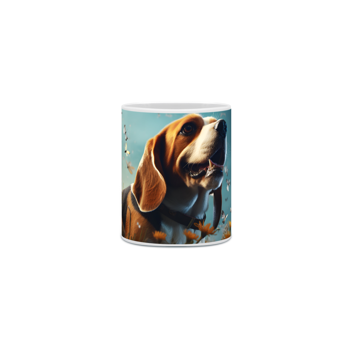 Nome do produto: Caneca Beagle com Arte Digital - #Autenticidade 0019