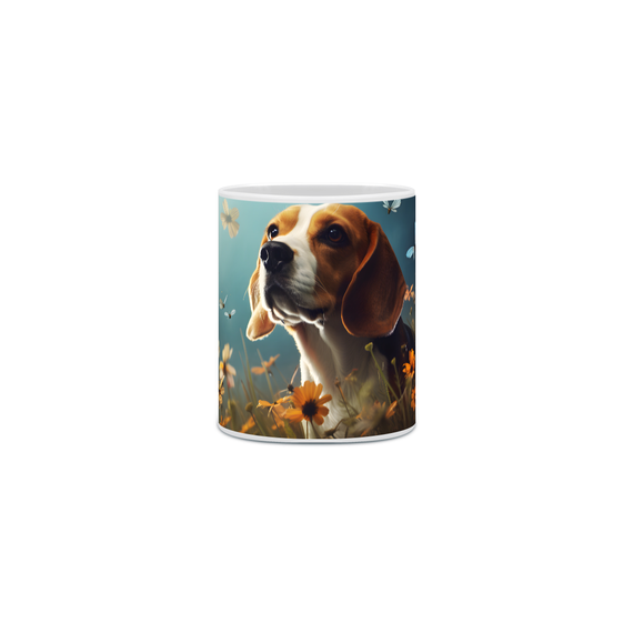 Caneca Beagle com Arte Digital - #Autenticidade 0021