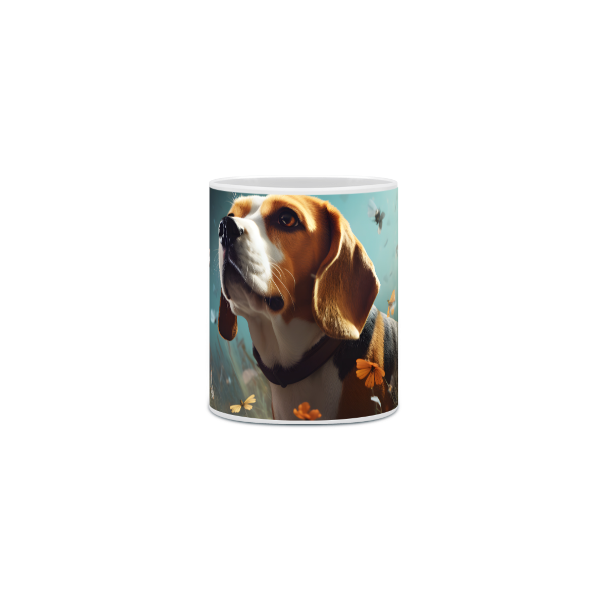 Nome do produto: Caneca Beagle com Arte Digital - #Autenticidade 0022