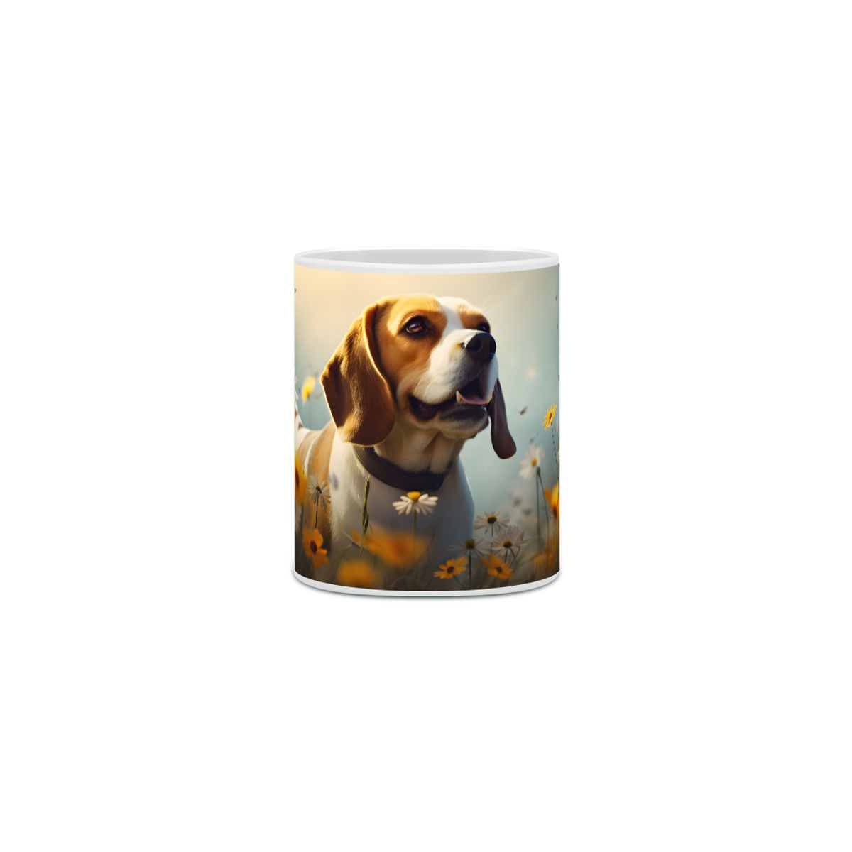 Nome do produto: Caneca Beagle com Arte Digital - #Autenticidade 0024