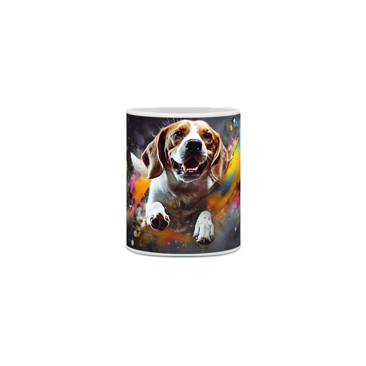 Nome do produto: Caneca Beagle com Arte Digital - #Autenticidade 0003