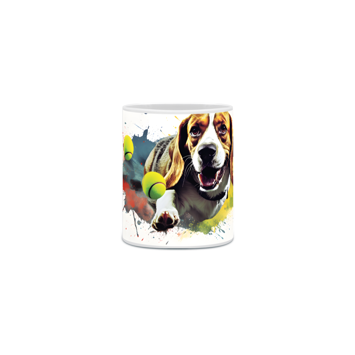 Nome do produto: Caneca Beagle com Arte Digital - #Autenticidade 0005