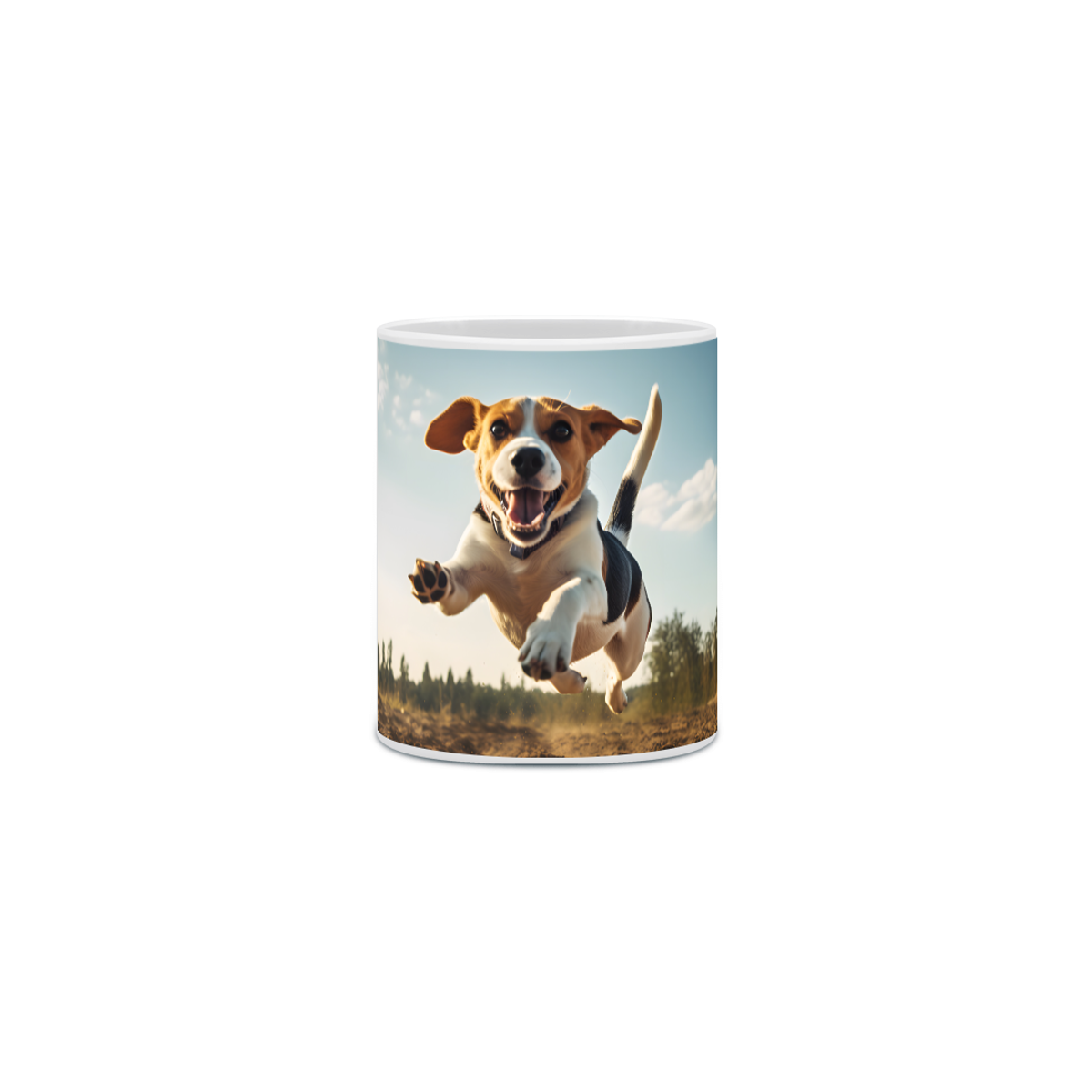 Nome do produto: Caneca Beagle com Arte Digital - #Autenticidade 0006