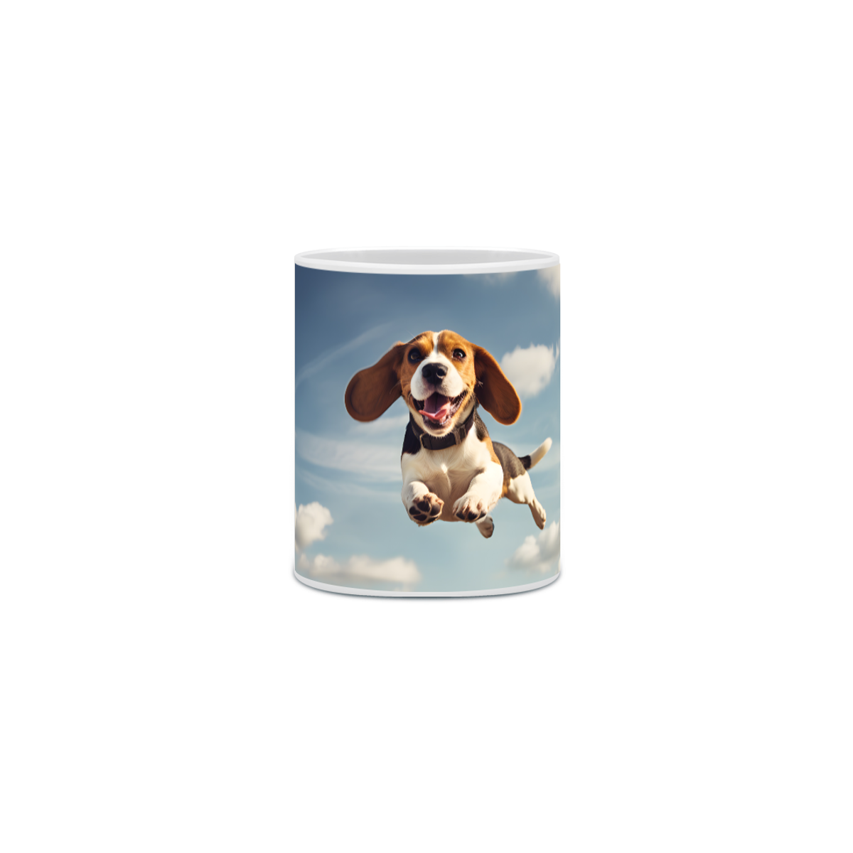 Nome do produto: Caneca Beagle com Arte Digital - #Autenticidade 0007