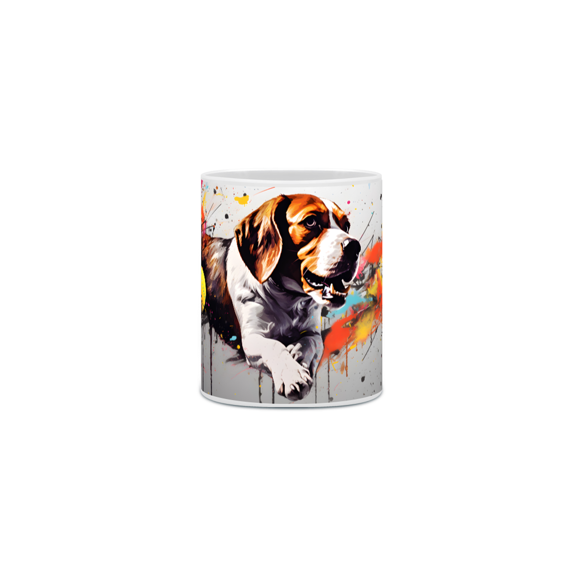 Nome do produto: Caneca Beagle com Arte Digital - #Autenticidade 0008