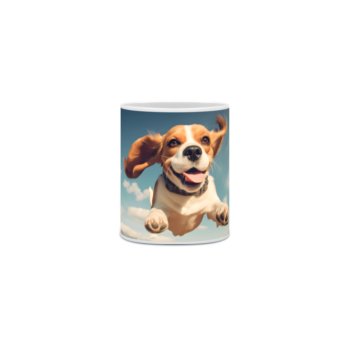 Nome do produto: Caneca Beagle com Arte Digital - #Autenticidade 0009