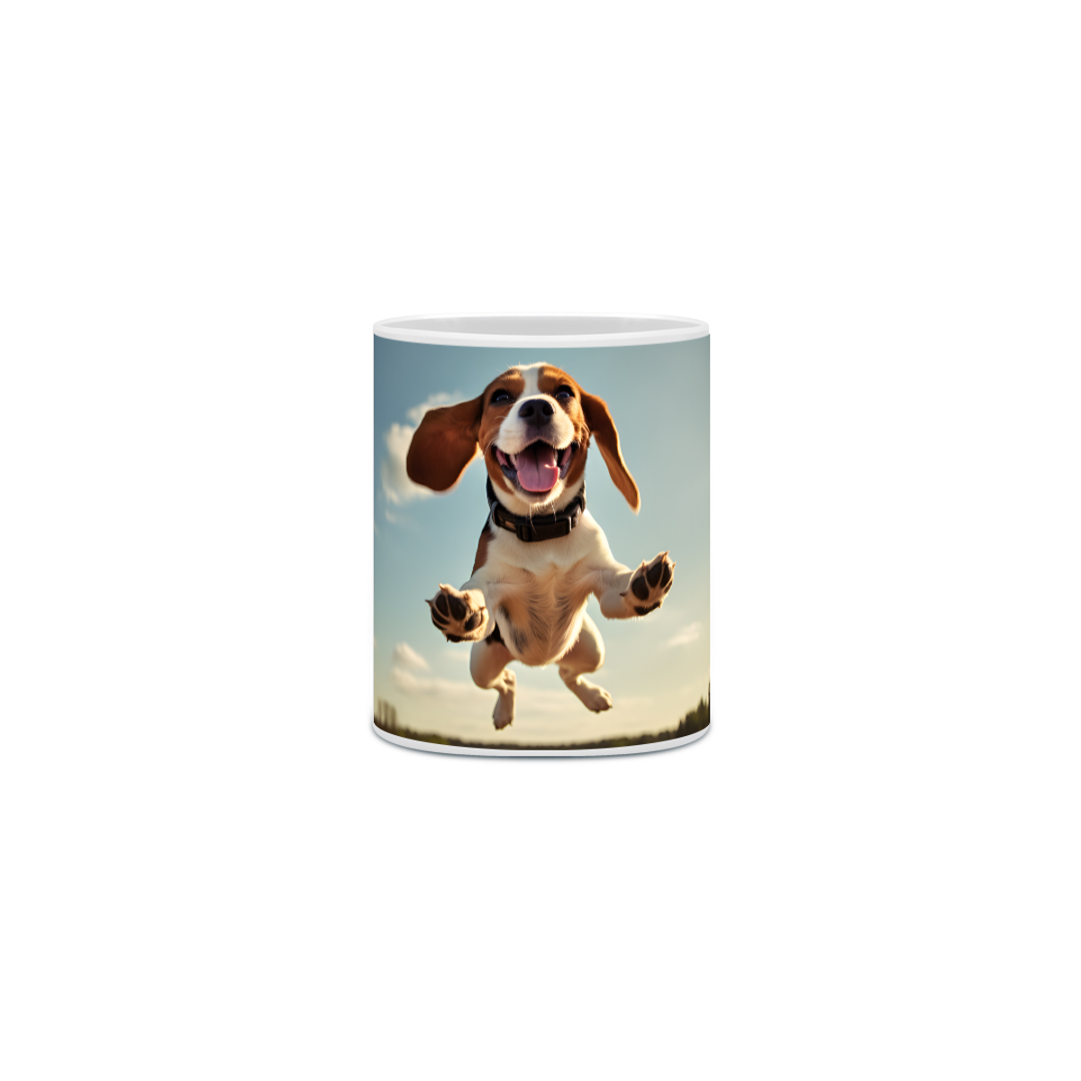 Nome do produto: Caneca Beagle com Arte Digital - #Autenticidade 0010