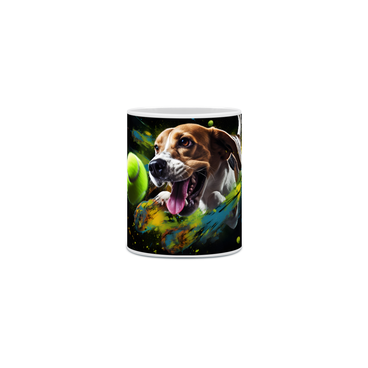 Nome do produto: Caneca Beagle com Arte Digital - #Autenticidade 0011