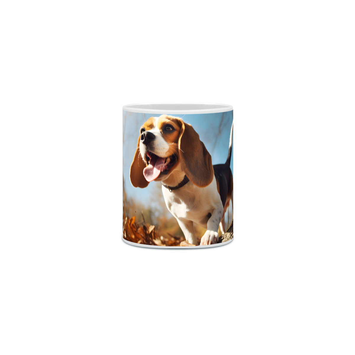 Nome do produto: Caneca Beagle com Arte Digital - #Autenticidade 0013