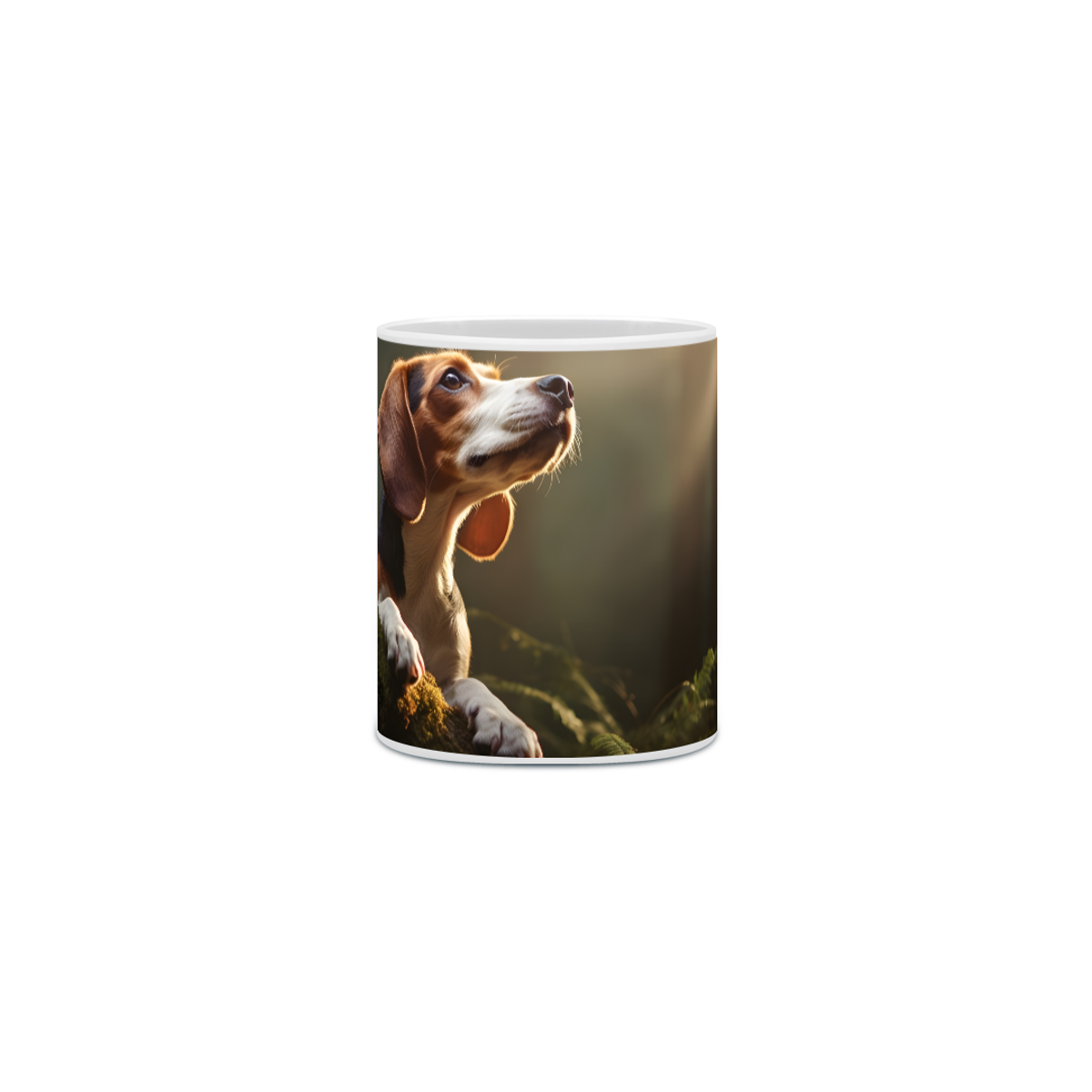 Nome do produto: Caneca Beagle com Arte Digital - #Autenticidade 0014