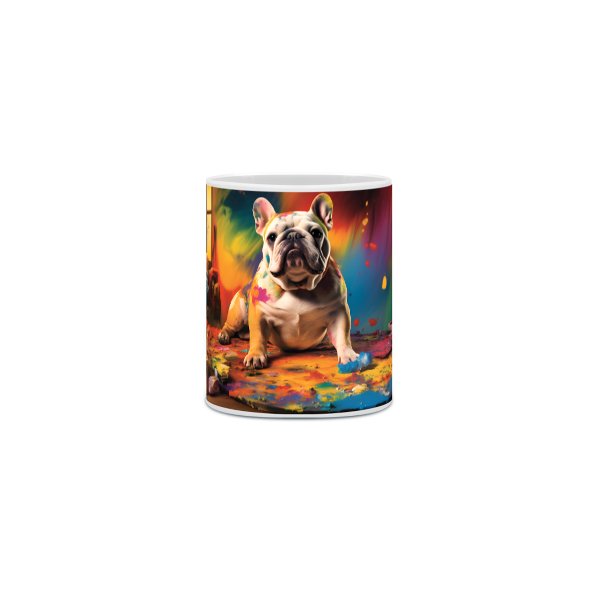 Nome do produto: Caneca Bulldog Francês - Com Arte Digital - #Autenticidade 0015