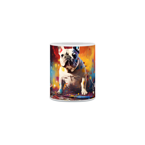 Caneca Bulldog Francês - Com Arte Digital - #Autenticidade 0017