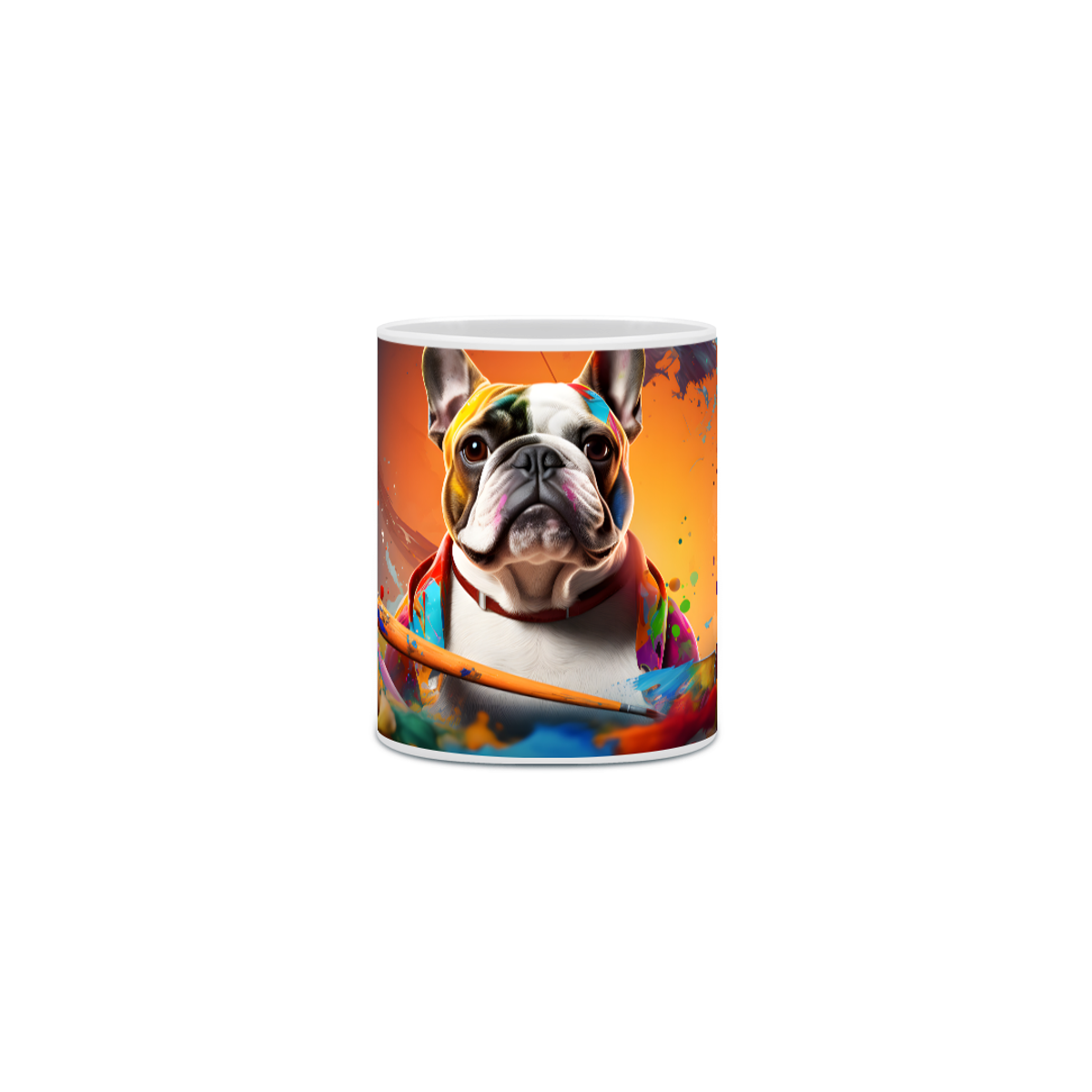 Nome do produto: Caneca Bulldog Francês - Com Arte Digital - #Autenticidade 0020