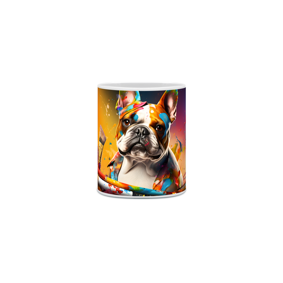 Caneca Bulldog Francês - Com Arte Digital - #Autenticidade 0022