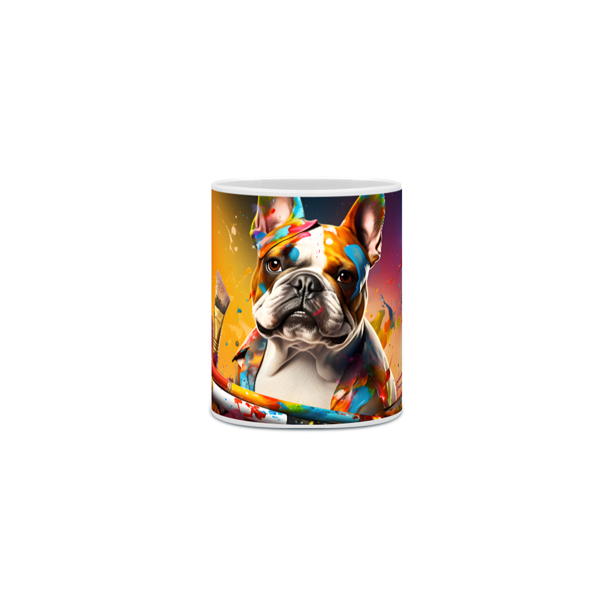 Nome do produto: Caneca Bulldog Francês - Com Arte Digital - #Autenticidade 0022