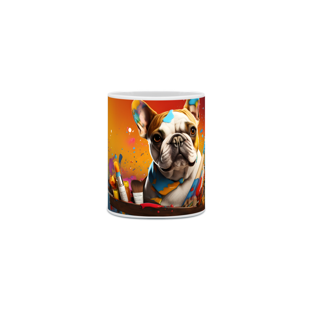 Nome do produto: Caneca Bulldog Francês - Com Arte Digital - #Autenticidade 0023