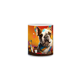 Caneca Bulldog Francês - Com Arte Digital - #Autenticidade 0023