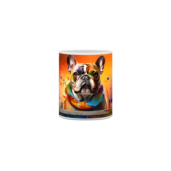 Caneca Bulldog Francês - Com Arte Digital - #Autenticidade 0024