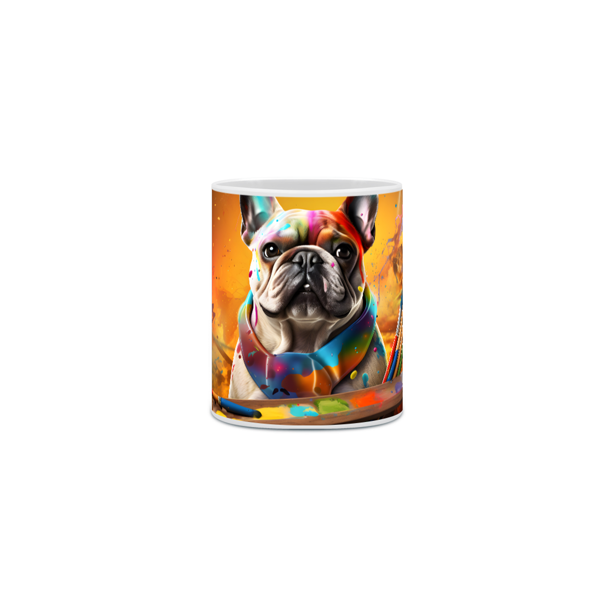 Nome do produto: Caneca Bulldog Francês - Com Arte Digital - #Autenticidade 0014