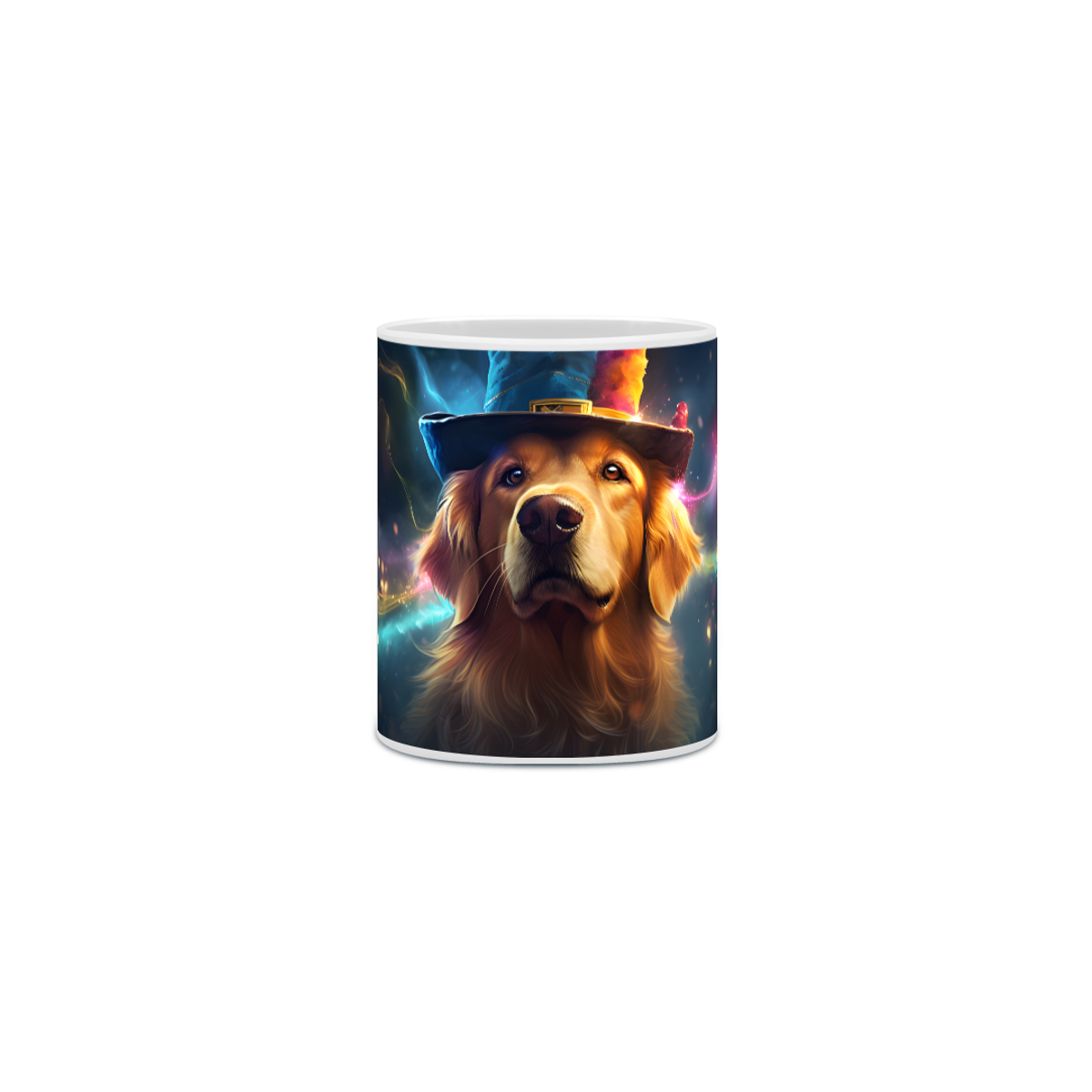 Nome do produto: Caneca Golden Retriever com Arte Digital - #Autenticidade 0001