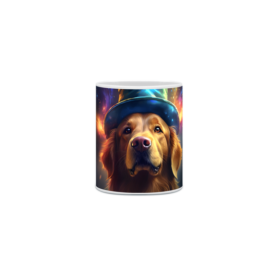 Caneca Golden Retriever com Arte Digital - #Autenticidade 0002