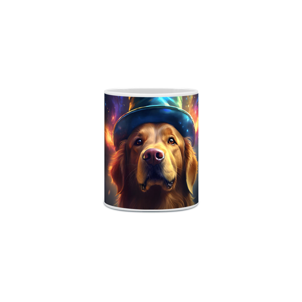 Nome do produto: Caneca Golden Retriever com Arte Digital - #Autenticidade 0002