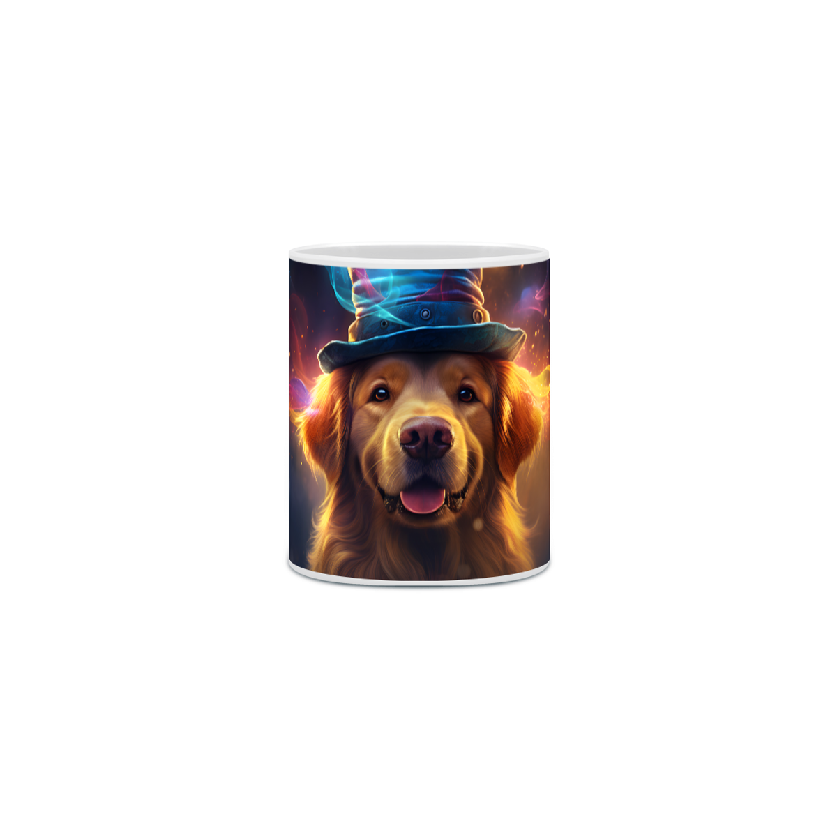 Nome do produto: Caneca Golden Retriever com Arte Digital - #Autenticidade 0003