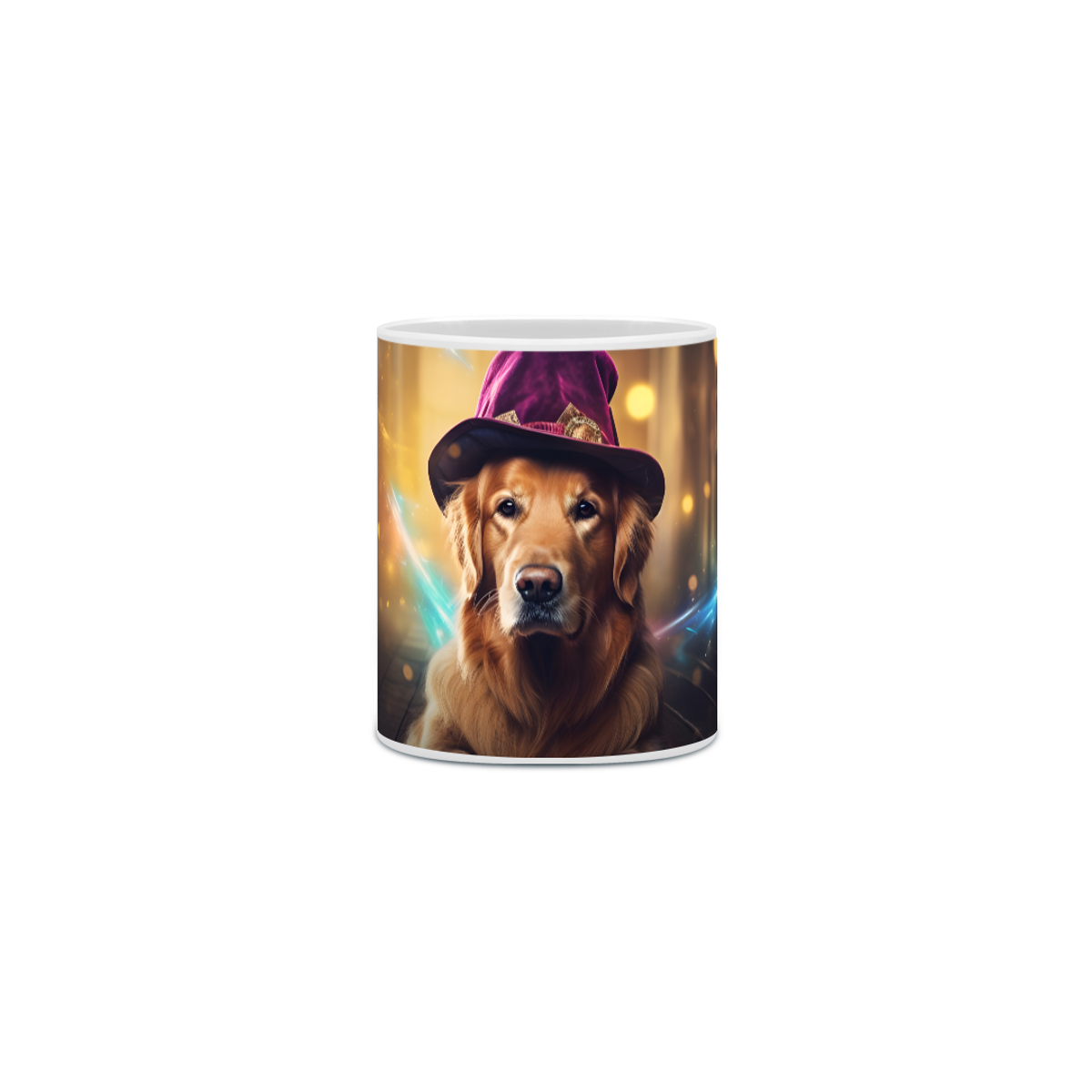 Nome do produto: Caneca Golden Retriever com Arte Digital - #Autenticidade 0004