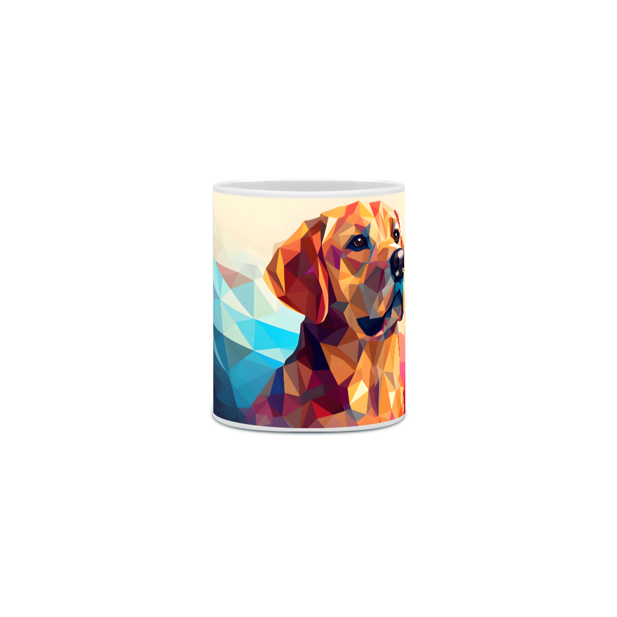 Nome do produto: Caneca Golden Retriever com Arte Digital - #Autenticidade 0016