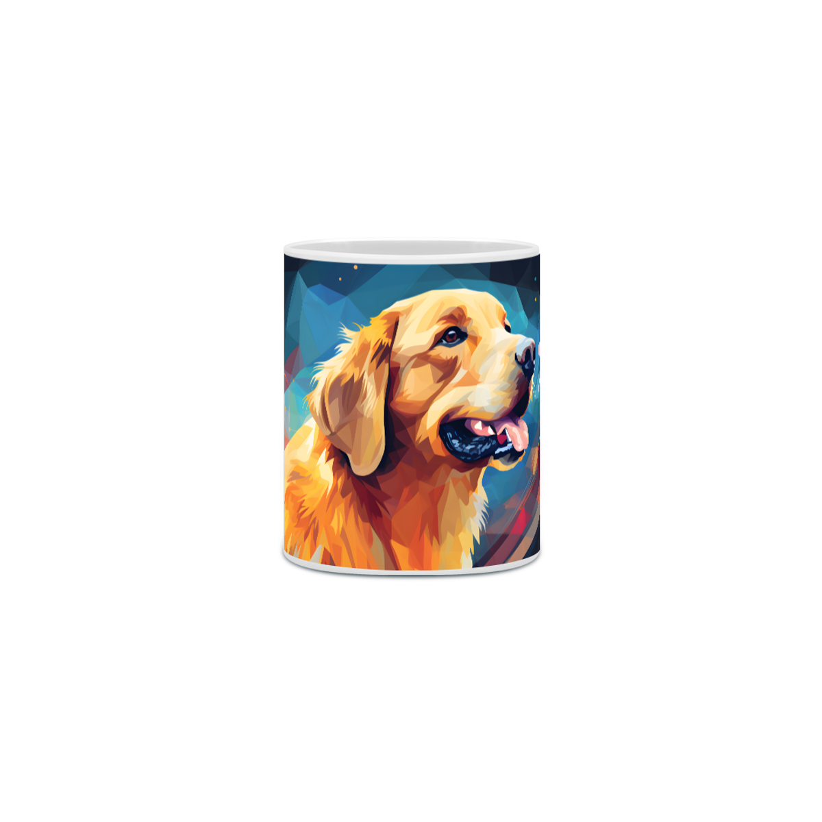 Nome do produto: Caneca Golden Retriever com Arte Digital - #Autenticidade 0017