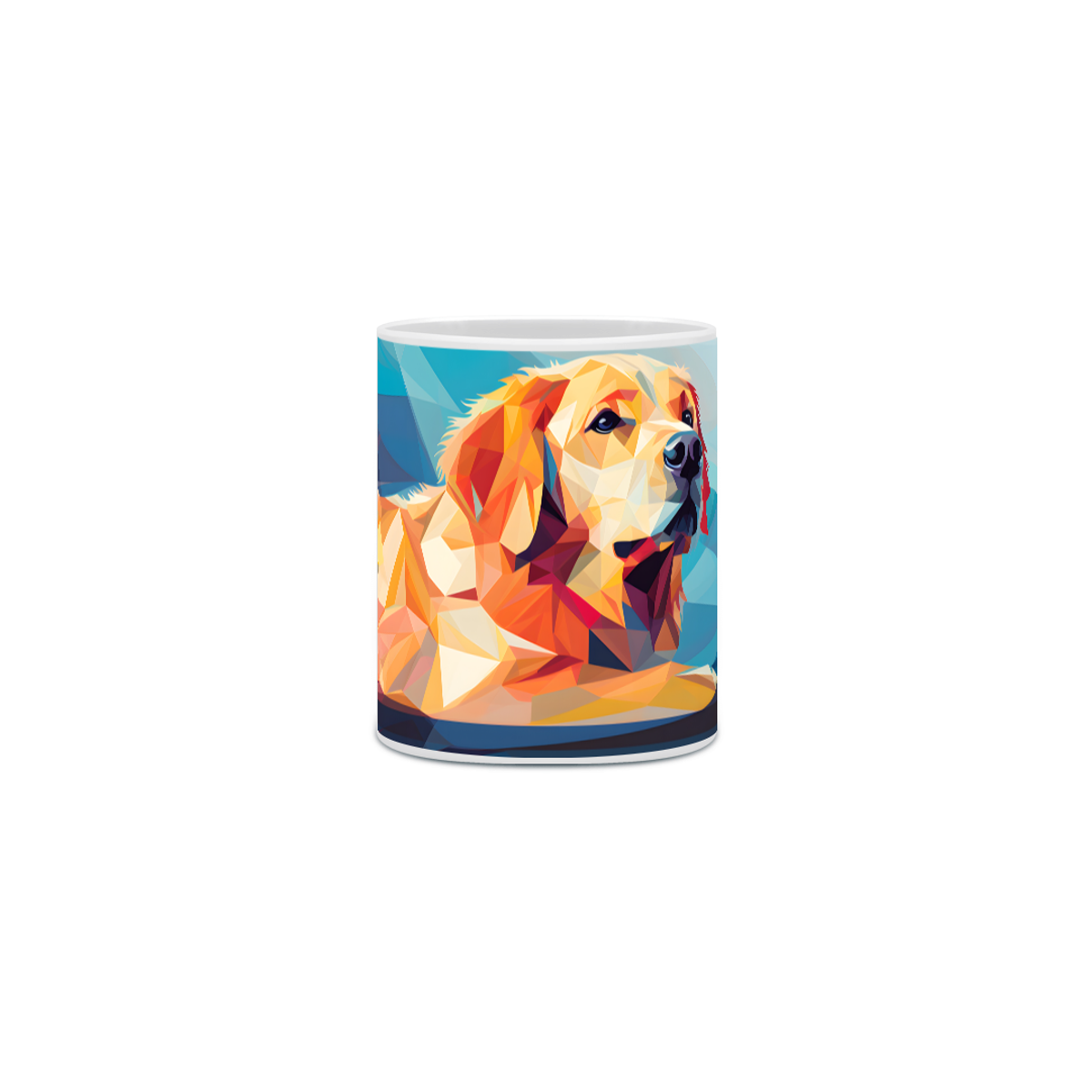 Nome do produto: Caneca Golden Retriever com Arte Digital - #Autenticidade 0021