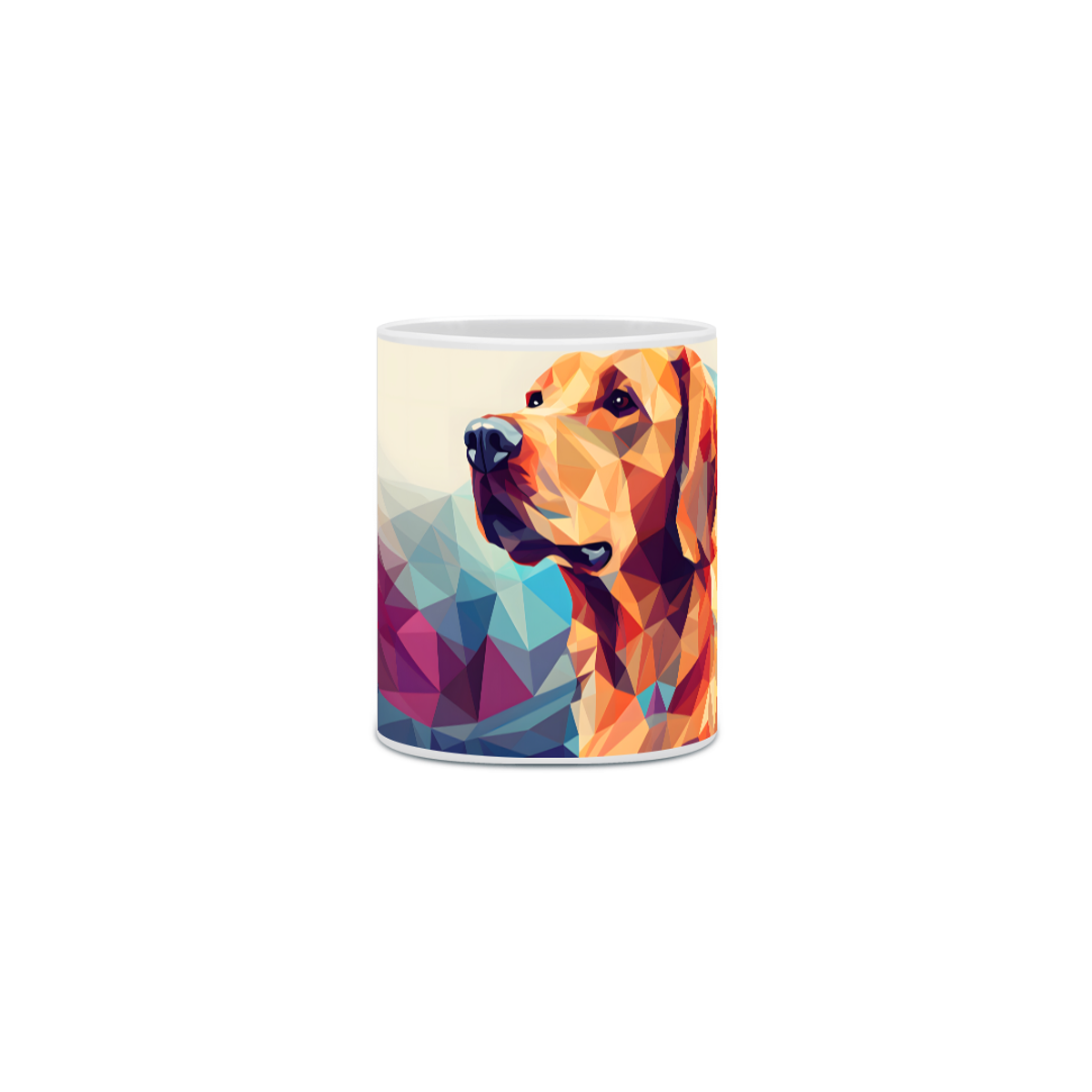 Nome do produto: Caneca Golden Retriever com Arte Digital - #Autenticidade 0022