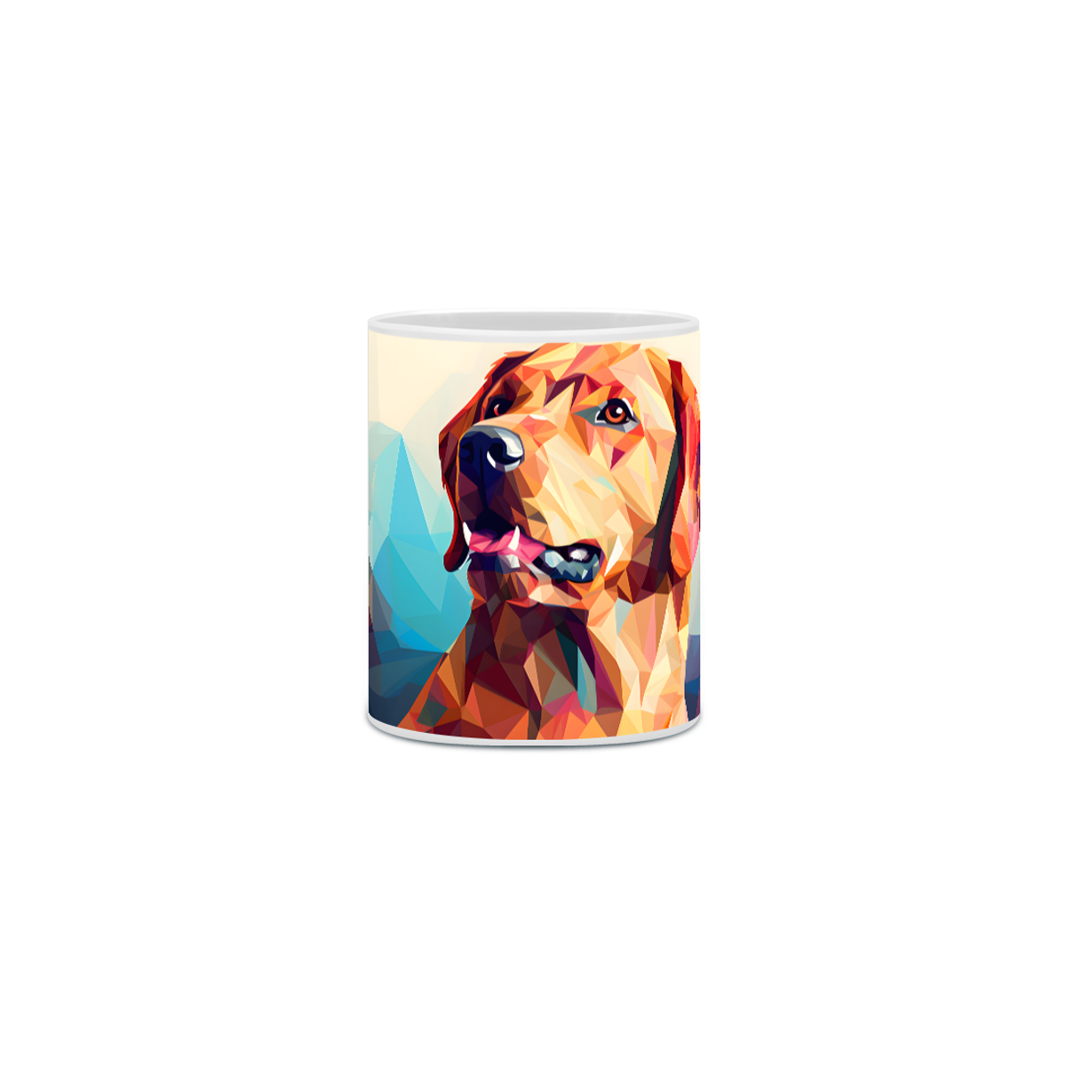 Nome do produto: Caneca Golden Retriever com Arte Digital - #Autenticidade 0023