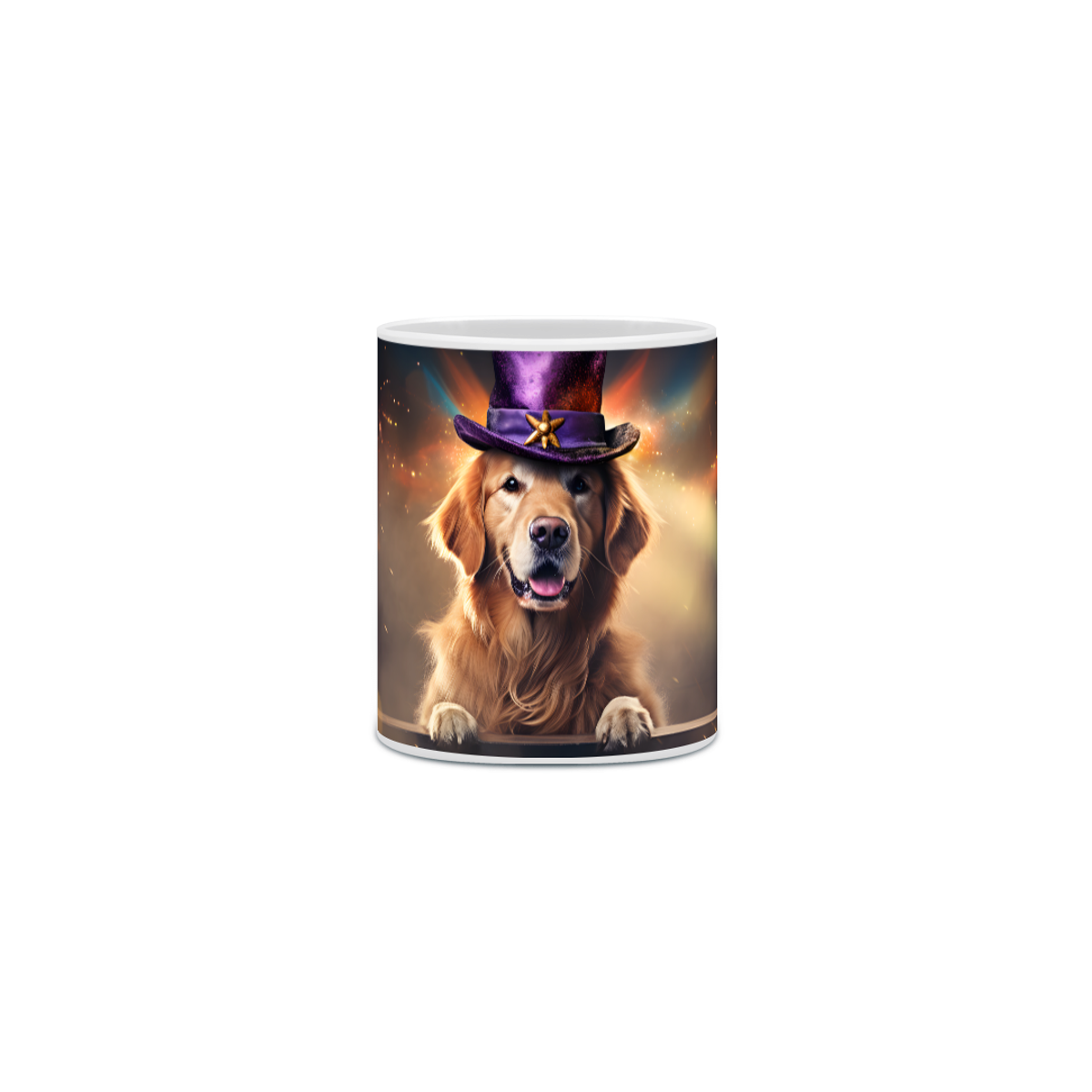 Nome do produto: Caneca Golden Retriever com Arte Digital - #Autenticidade 0005