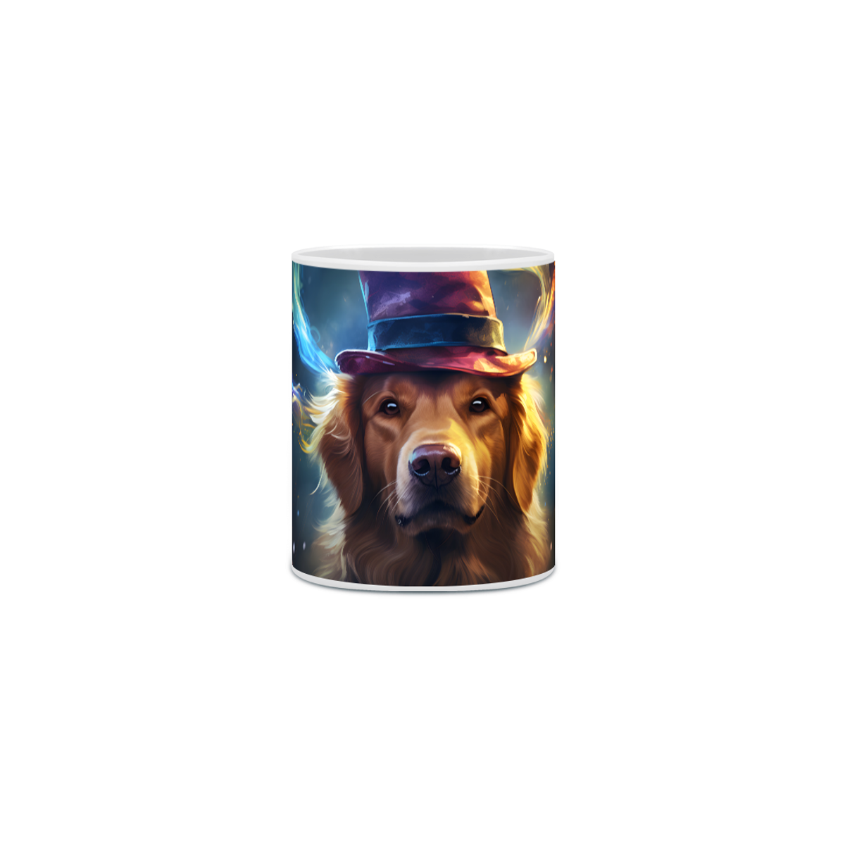 Nome do produto: Caneca Golden Retriever com Arte Digital - #Autenticidade 0006