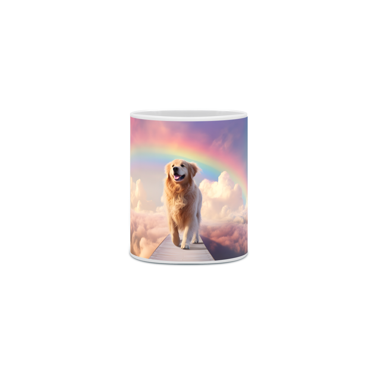 Nome do produto: Caneca Golden Retriever com Arte Digital - #Autenticidade 0007