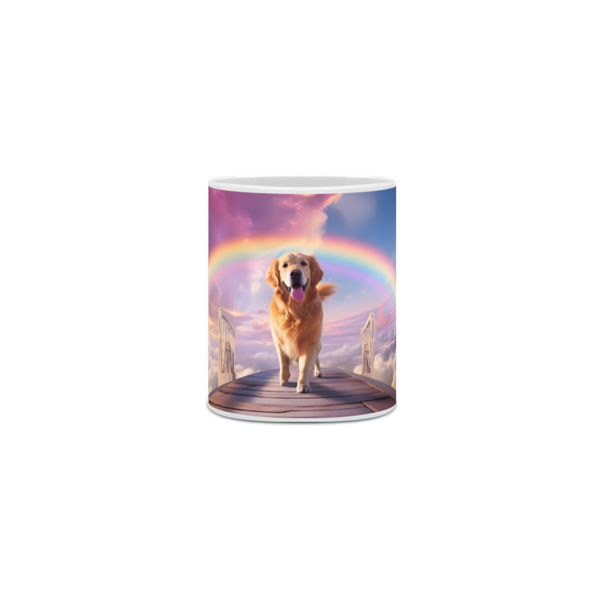 Nome do produto: Caneca Golden Retriever com Arte Digital - #Autenticidade 0008