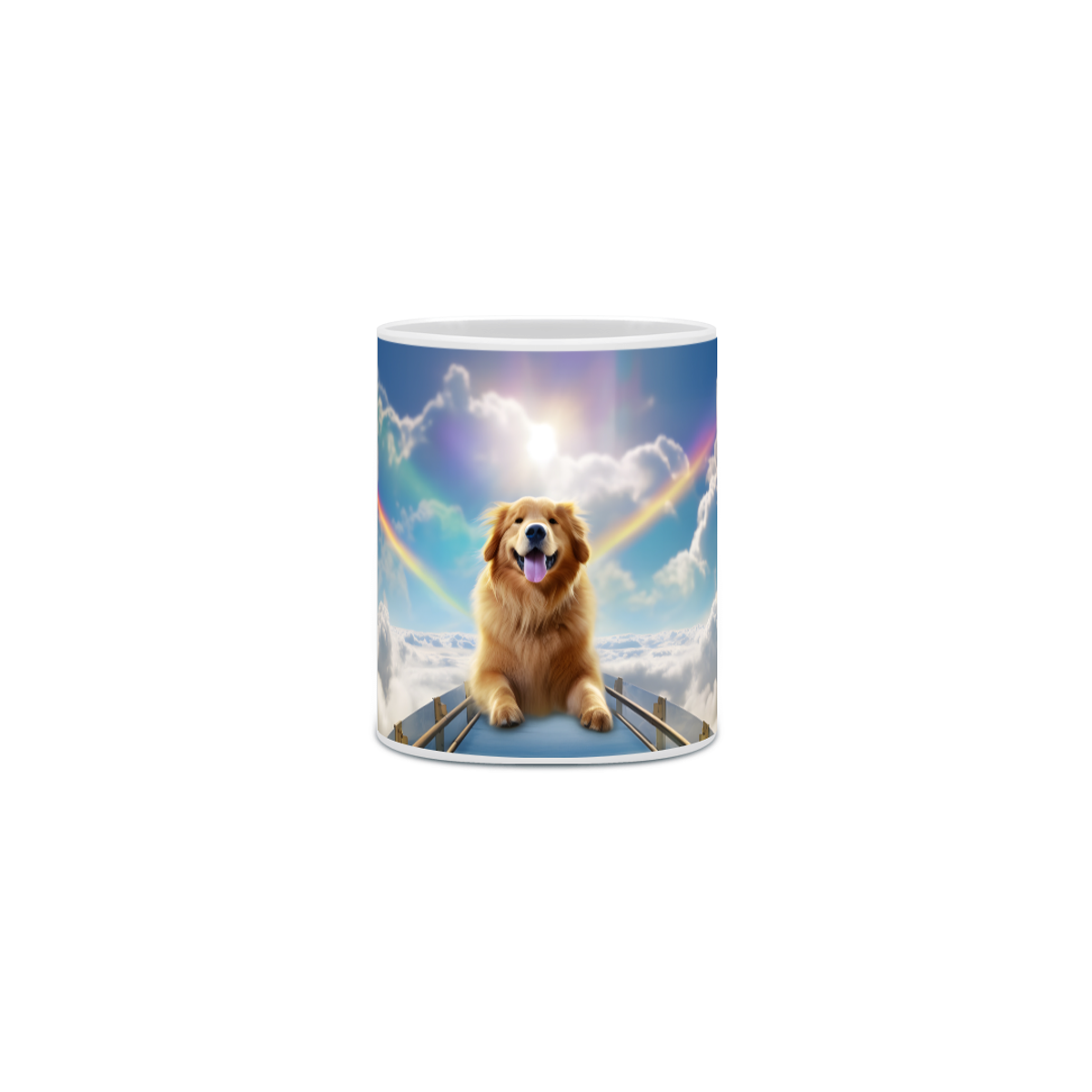 Nome do produto: Caneca Golden Retriever com Arte Digital - #Autenticidade 0009