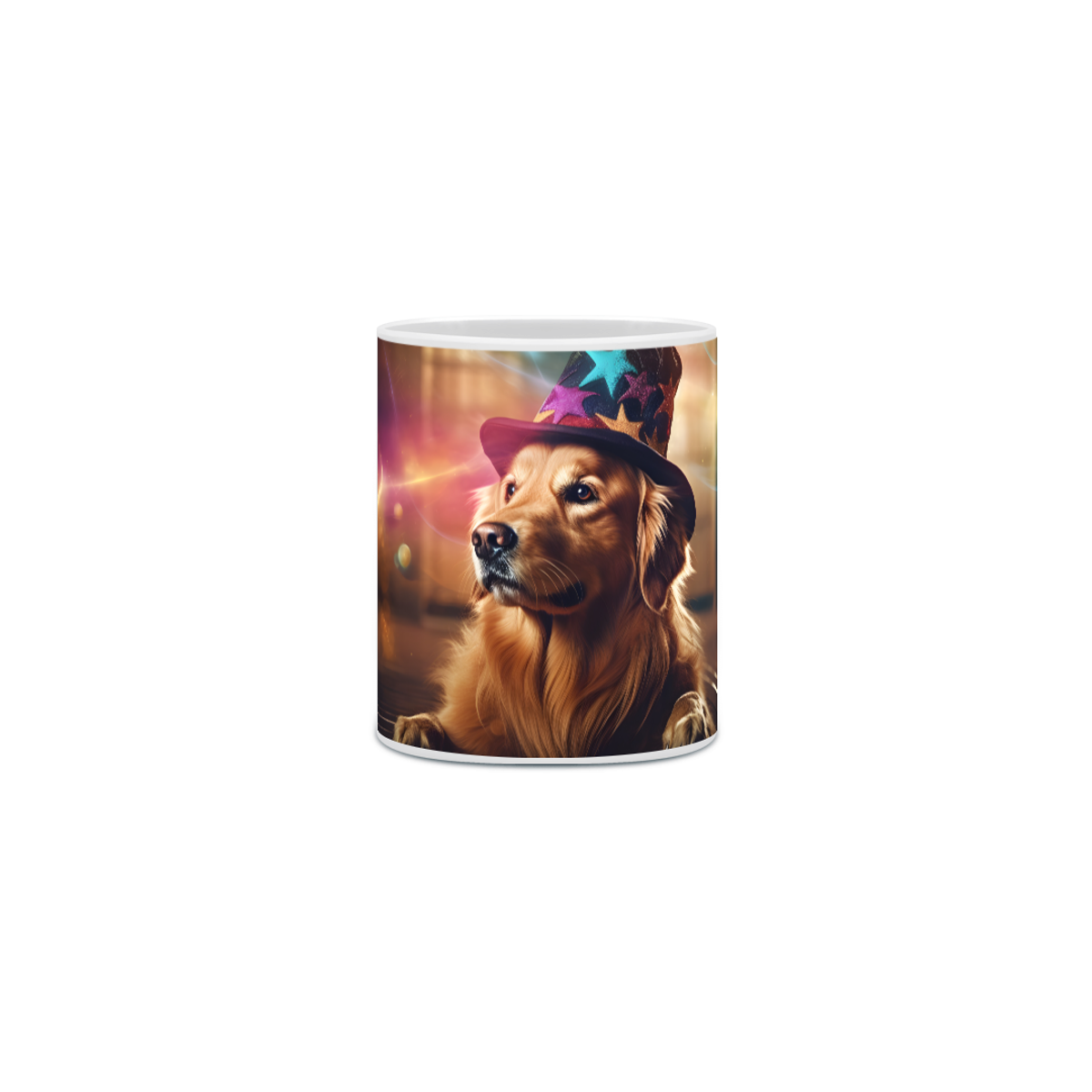 Nome do produto: Caneca Golden Retriever com Arte Digital - #Autenticidade 0010