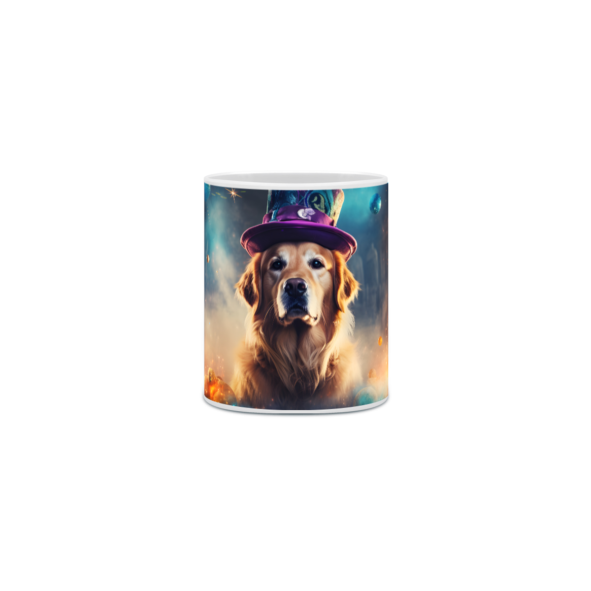 Nome do produto: Caneca Golden Retriever com Arte Digital - #Autenticidade 0011