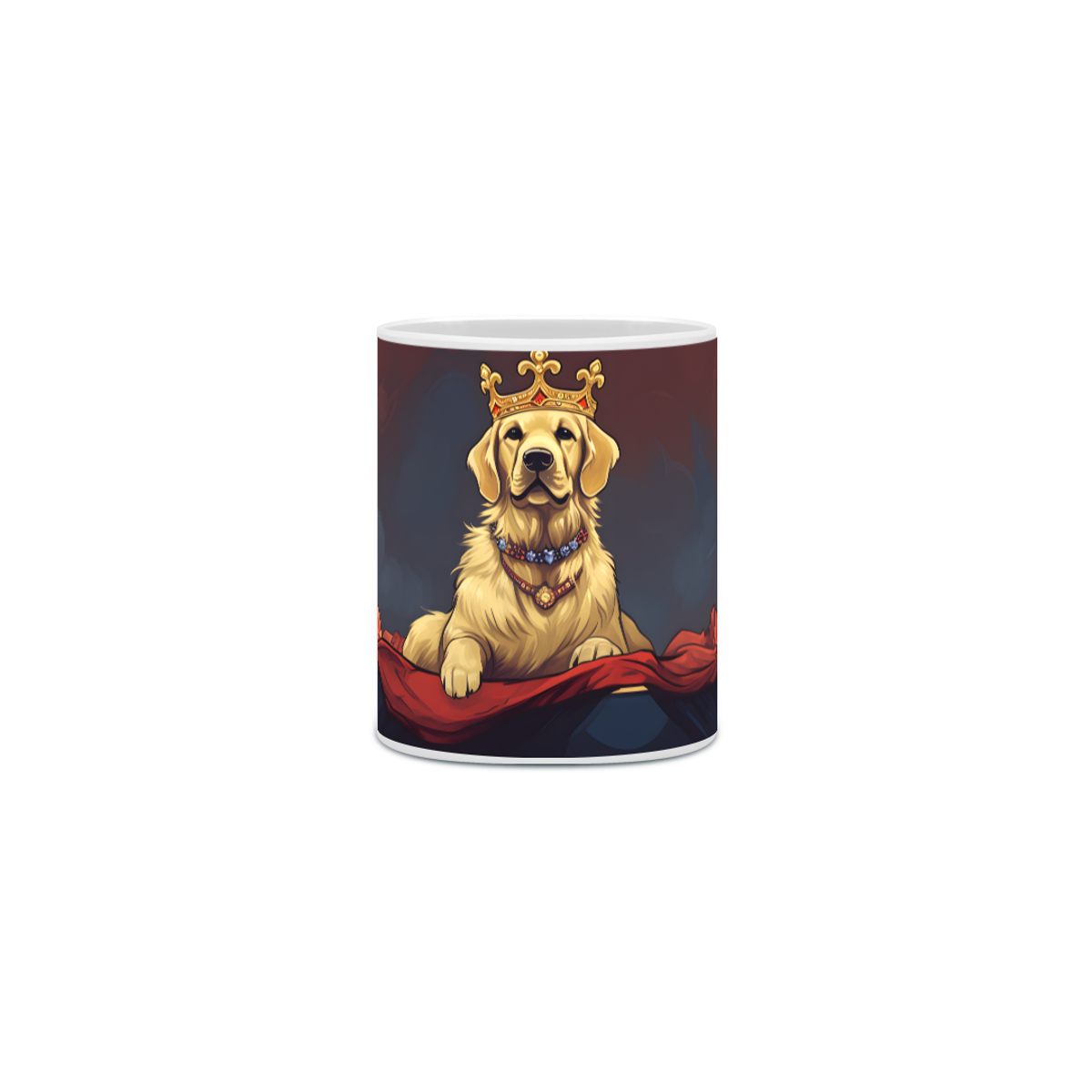 Nome do produto: Caneca Golden Retriever com Arte Digital - #Autenticidade 0012