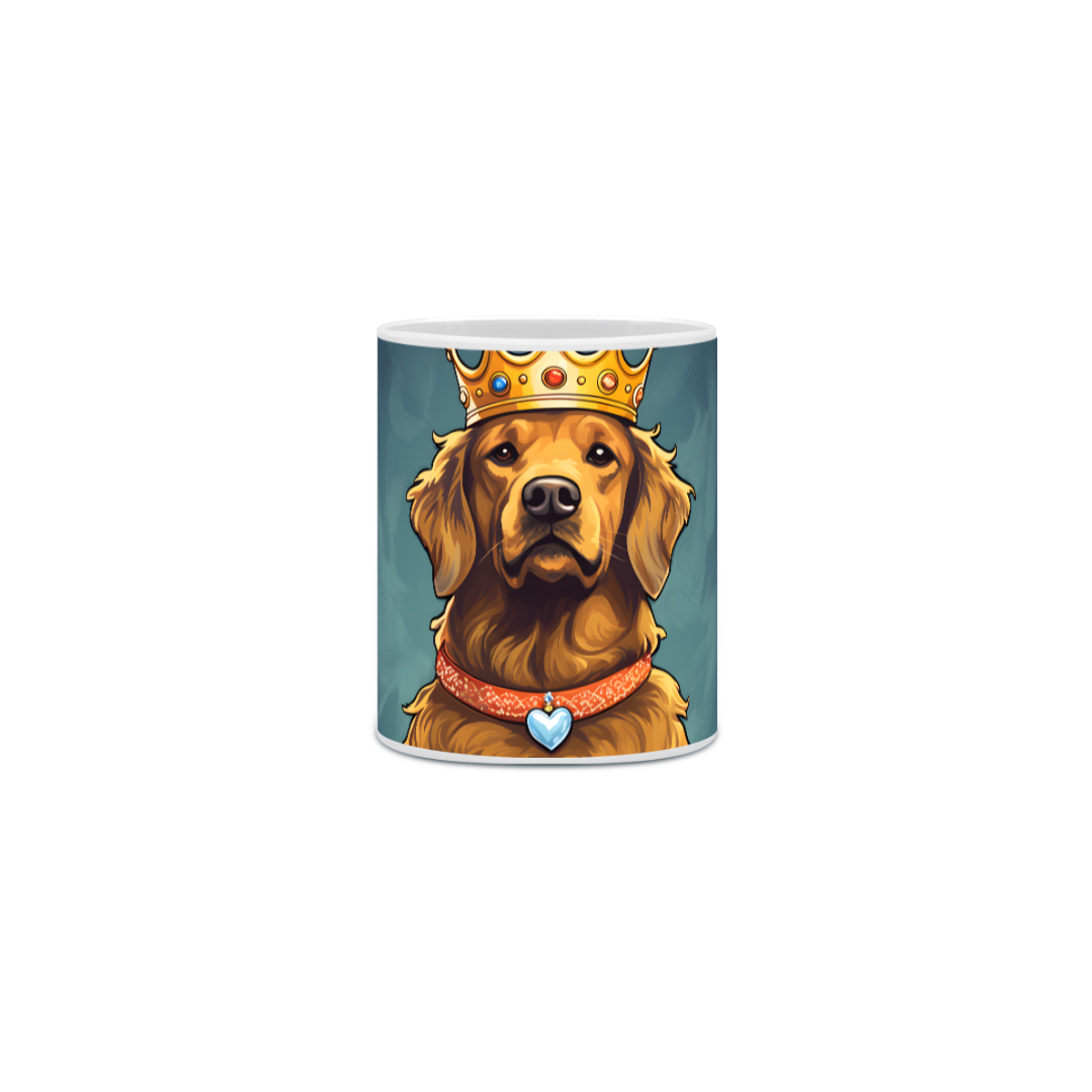 Nome do produto: Caneca Golden Retriever com Arte Digital - #Autenticidade 0014