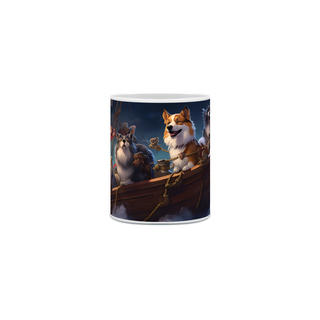 Caneca Pastor de Shetland com Arte Digital - #Autenticidade 0014