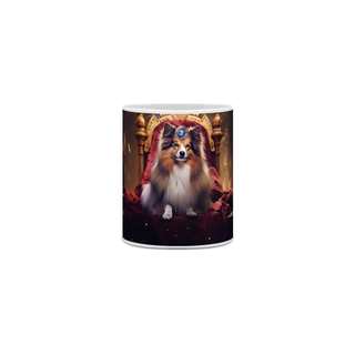 Caneca Pastor de Shetland com Arte Digital - #Autenticidade 0021