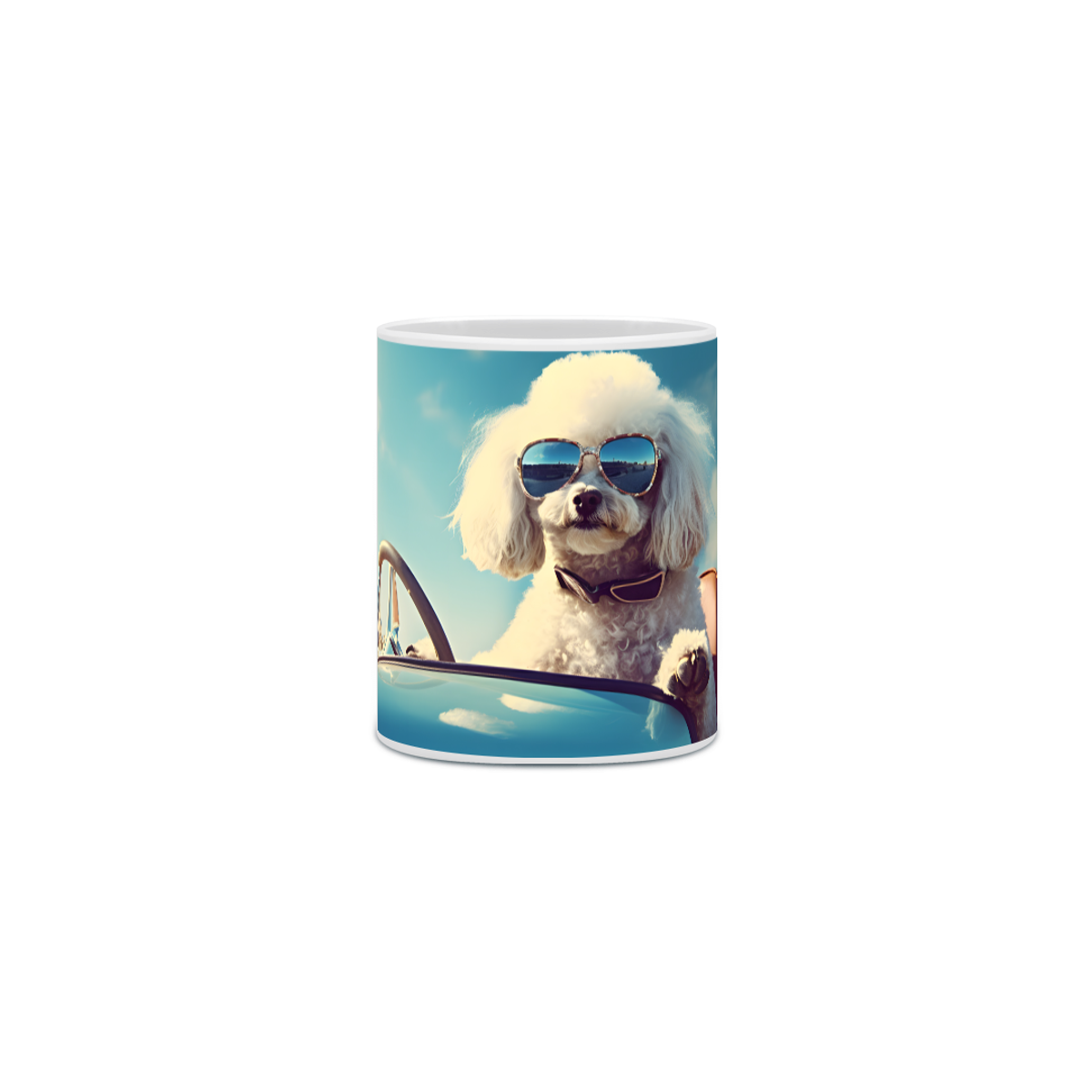 Nome do produto: Caneca Poodle com Arte Digital - #Autenticidade 0011