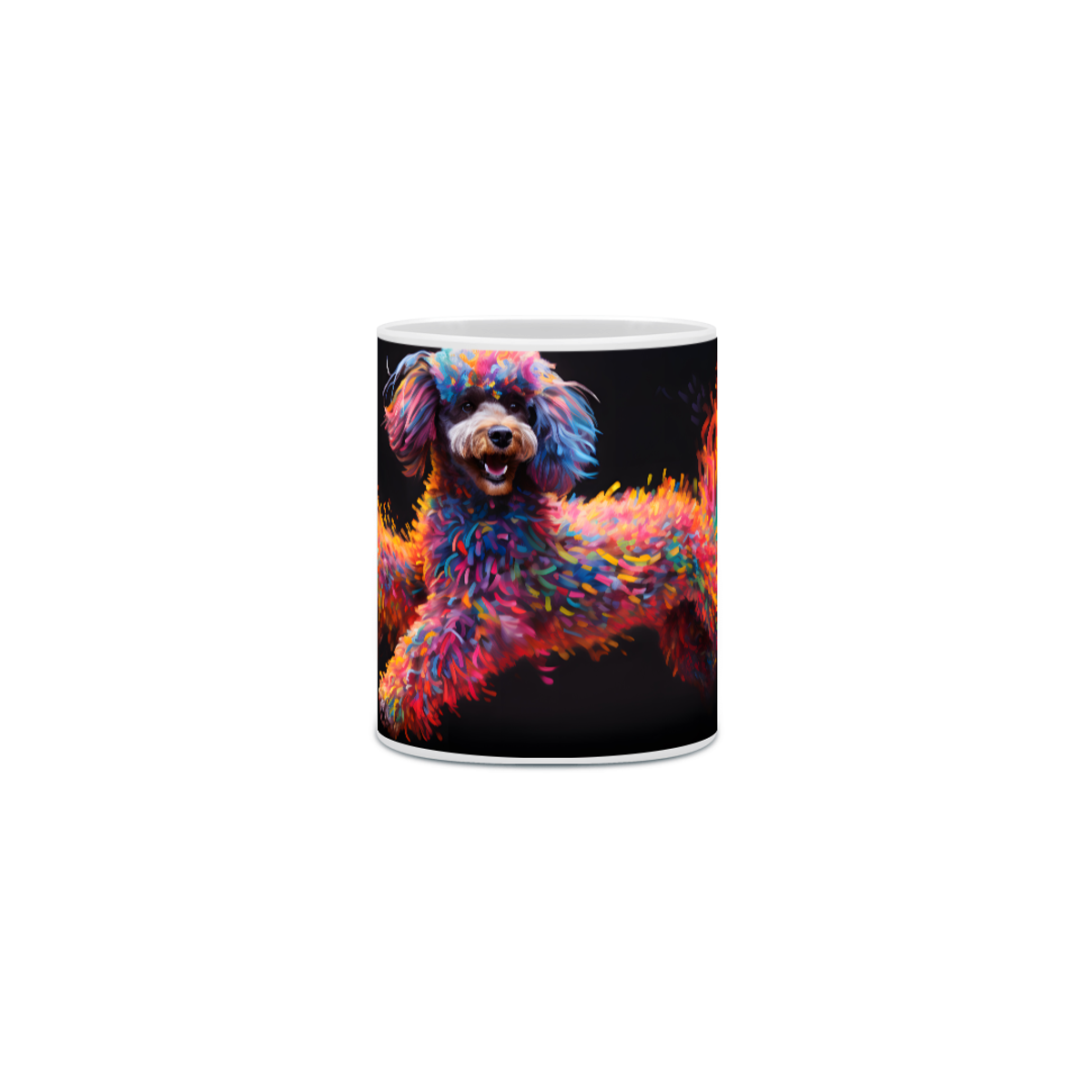 Nome do produto: Caneca Poodle com Arte Digital - #Autenticidade 0001