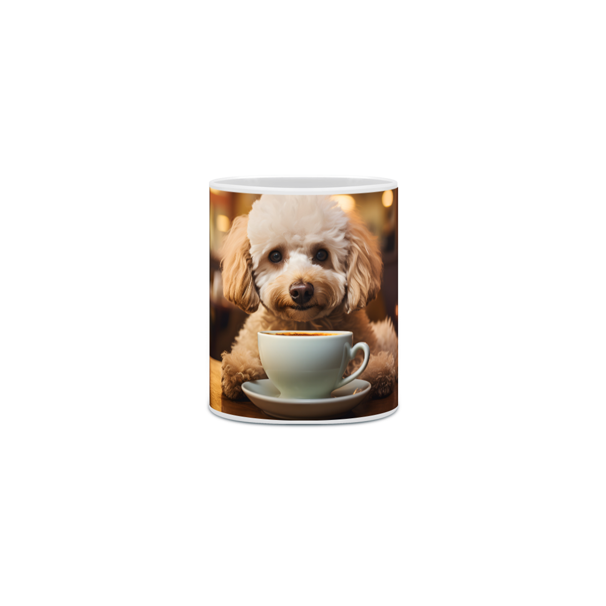 Nome do produto: Caneca Poodle com Arte Digital - #Autenticidade 0023