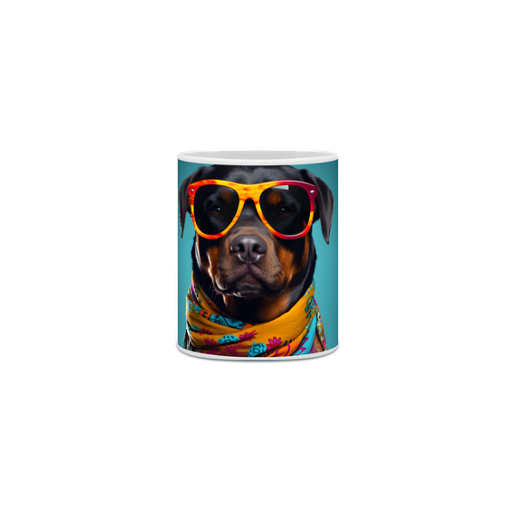 Caneca Rottweiler com Arte Digital - #Autenticidade 0001