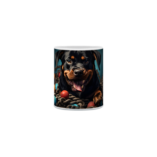 Caneca Rottweiler com Arte Digital - #Autenticidade 0003